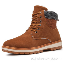 Botas de neve masculinos de inverno quente